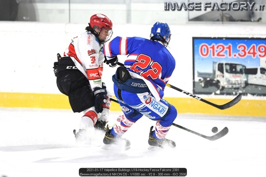 2021-01-17 Valpellice Bulldogs U19-Hockey Fassa Falcons 2391
